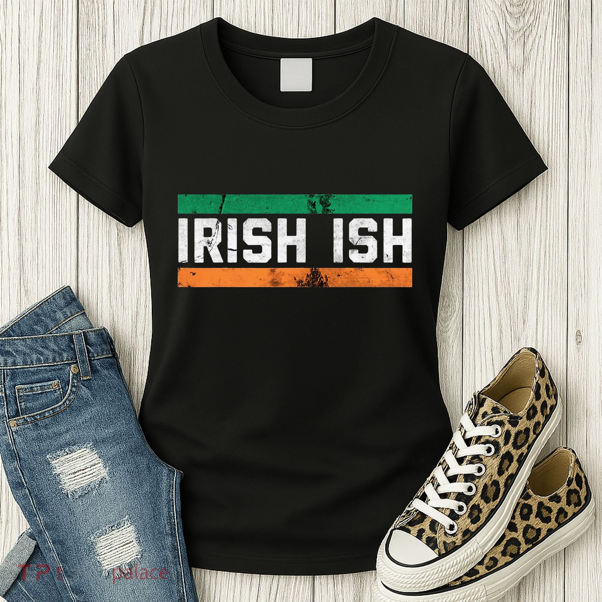 Irishish For Saint Patrick's Day Flag Of Ireland Women's T-Shirt