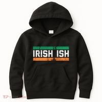 Irishish For Saint Patrick's Day Flag Of Ireland Kids Hoodie thumb 0