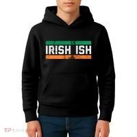 Irishish For Saint Patrick's Day Flag Of Ireland Kids Hoodie thumb 4