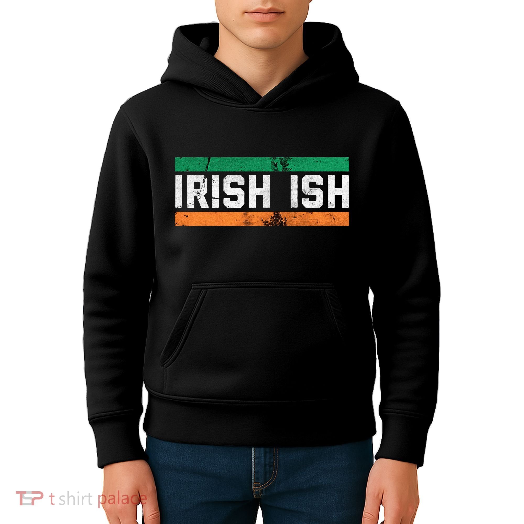 Irishish For Saint Patrick's Day Flag Of Ireland Kids Hoodie