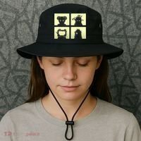 Inscryption Four Scribes Boss Psychological Card Game Scary Bucket Hat thumb 3