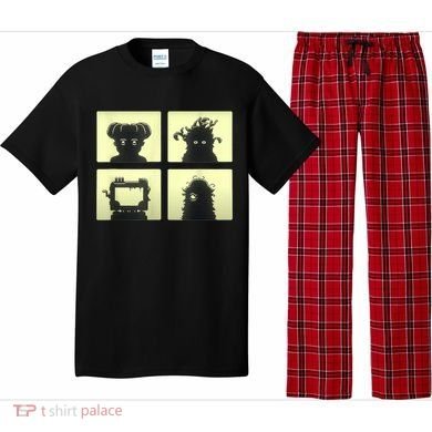 Inscryption Four Scribes Boss Psychological Card Game Scary Pajama Set