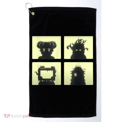 Inscryption Four Scribes Boss Psychological Card Game Scary Golf Towel