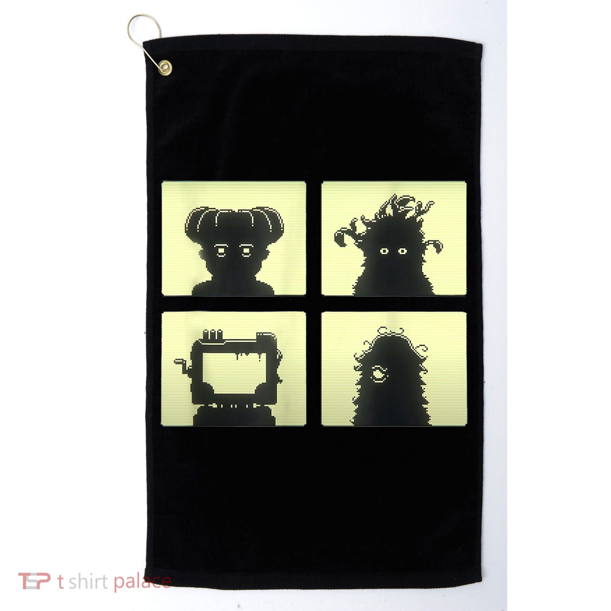 Inscryption Four Scribes Boss Psychological Card Game Scary Golf Towel