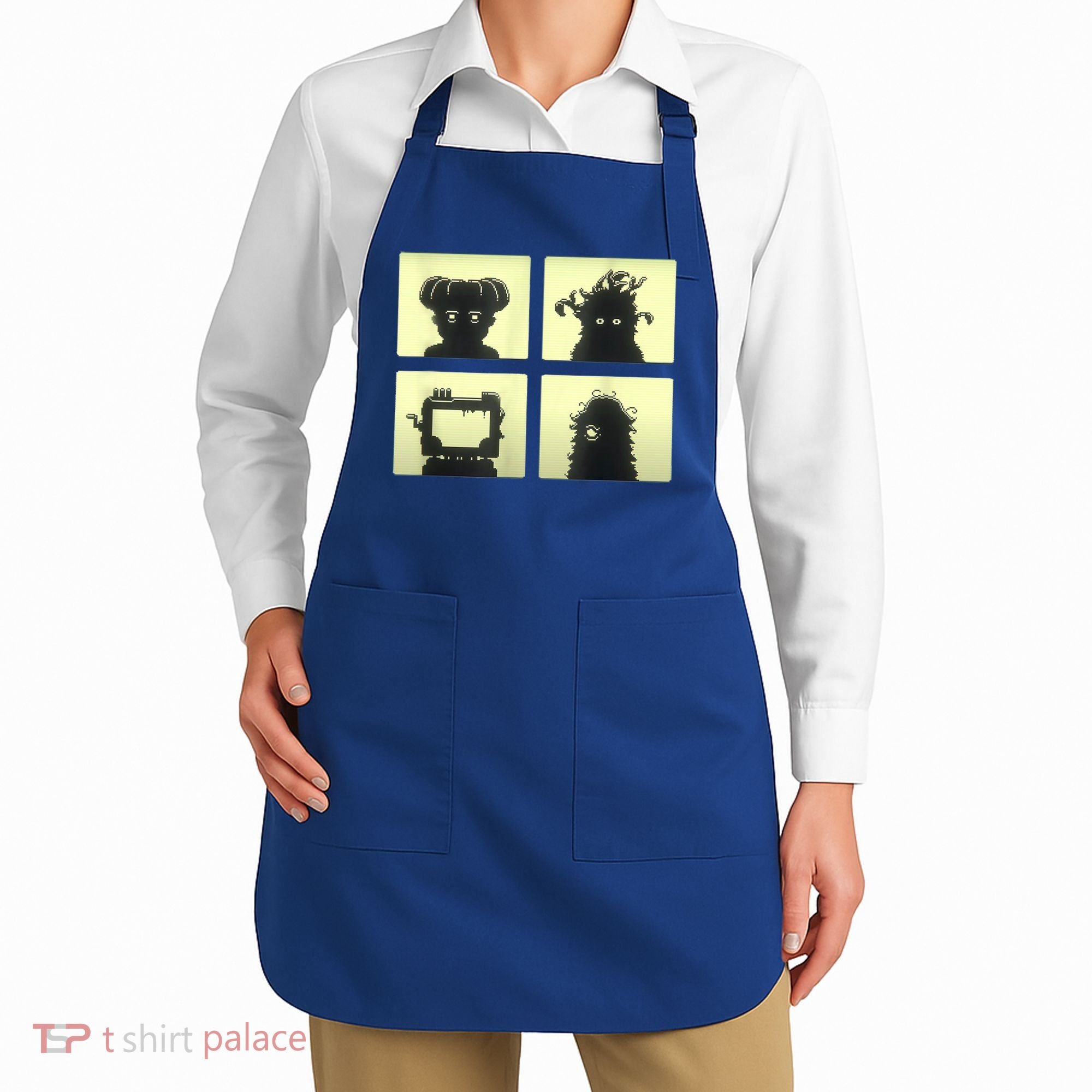 Inscryption Four Scribes Boss Psychological Card Game Scary Apron