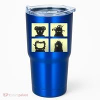 Inscryption Four Scribes Boss Psychological Card Game Scary Tumbler thumb 0