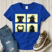 Inscryption Four Scribes Boss Psychological Card Game Scary Women's T-Shirt thumb 3