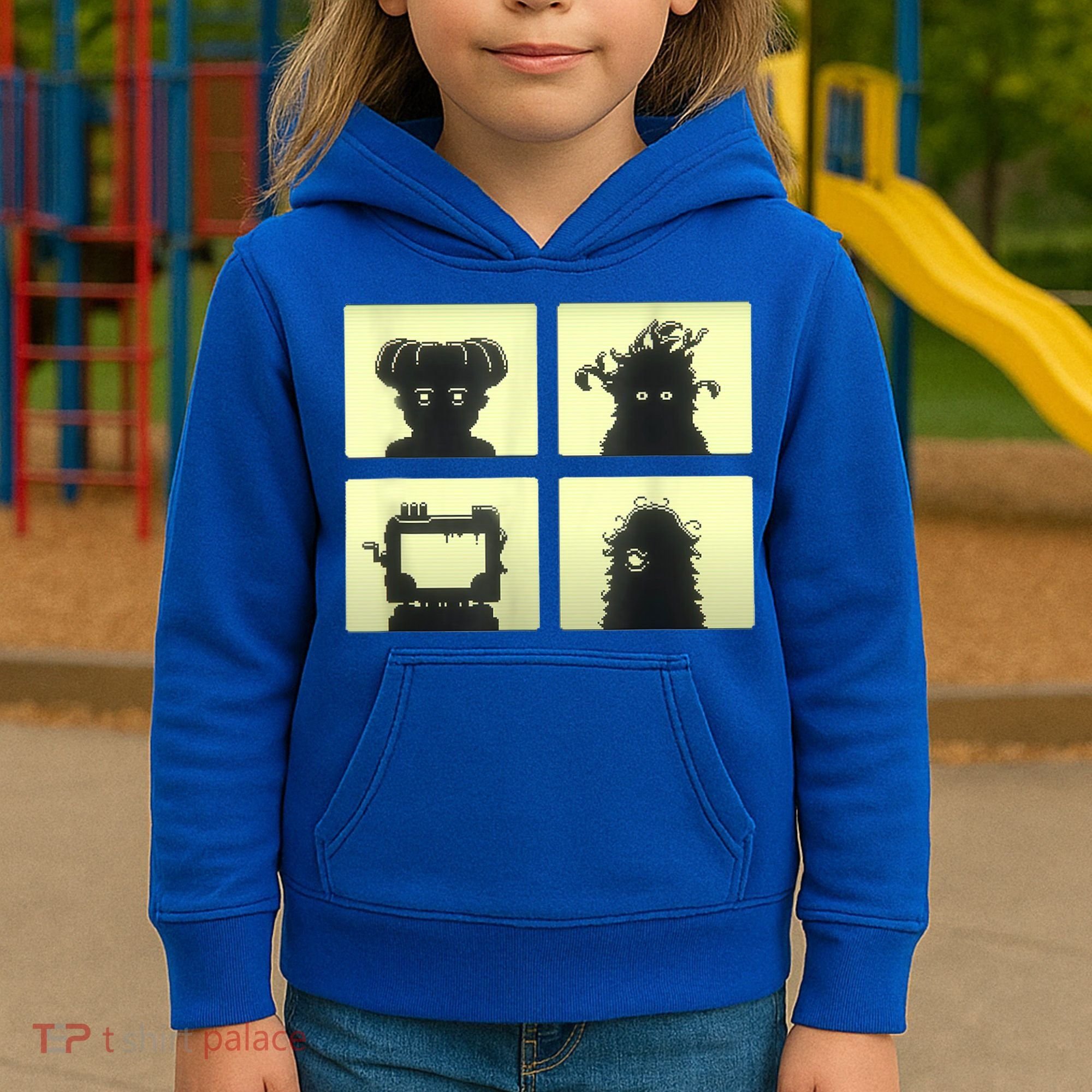 Inscryption Four Scribes Boss Psychological Card Game Scary Kids Hoodie