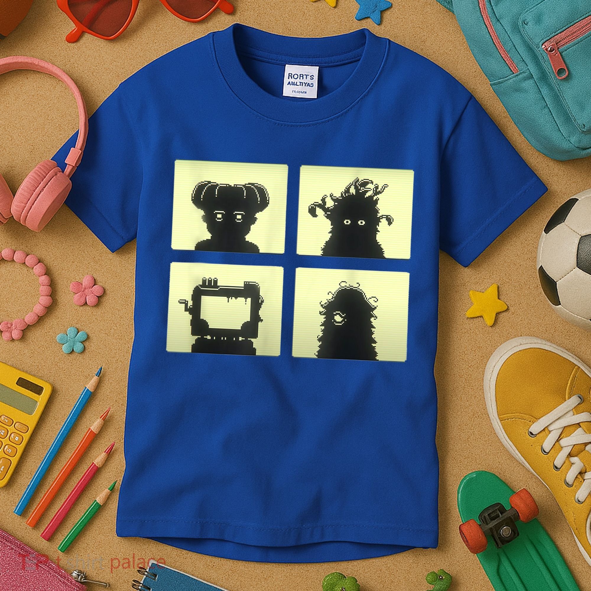 Inscryption Four Scribes Boss Psychological Card Game Scary Kids T-Shirt