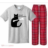 I FOUND THIS HUMERUS Kids Plaid Pajama Set thumb 0