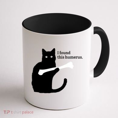 I FOUND THIS HUMERUS Coffee Mug back