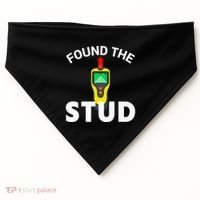 I Found The Stud Funny Stud Finder Joke USA-Made Doggie Bandana thumb 0