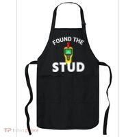 I Found The Stud Funny Stud Finder Joke Apron thumb 0