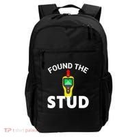 I Found The Stud Funny Stud Finder Joke Backpack thumb 0