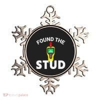 I Found The Stud Funny Stud Finder Joke Ornament thumb 0