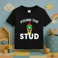 I Found The Stud Funny Stud Finder Joke Toddler T-Shirt thumb 3