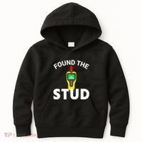 I Found The Stud Funny Stud Finder Joke Kids Hoodie thumb 0