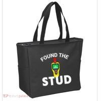 I Found The Stud Funny Stud Finder Joke Tote Bag thumb 2