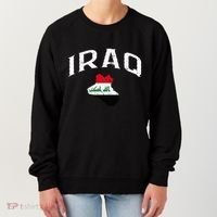 Iraq Flag Throwback Sport Souvenir Women's Sweatshirt thumb 0