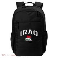 Iraq Flag Throwback Sport Souvenir Backpack thumb 0