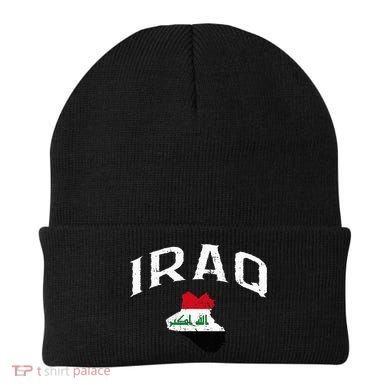 Iraq Flag Throwback Sport Souvenir Beanie
