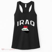 Iraq Flag Throwback Sport Souvenir Women's Tank Top thumb 0