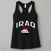 Iraq Flag Throwback Sport Souvenir Women's Tank Top thumb 3