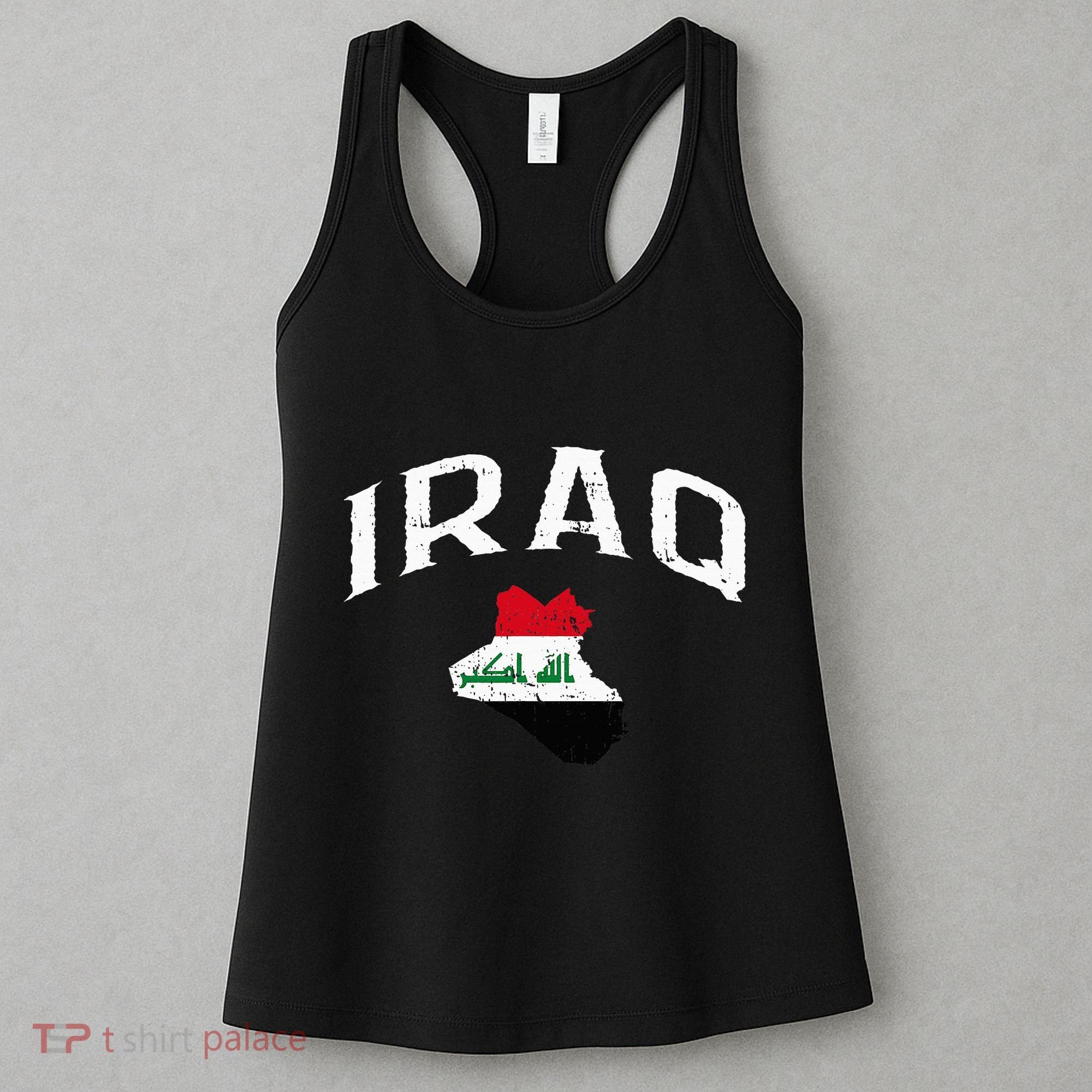 Iraq Flag Throwback Sport Souvenir Women's Tank Top