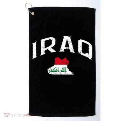 Iraq Flag Throwback Sport Souvenir Golf Towel