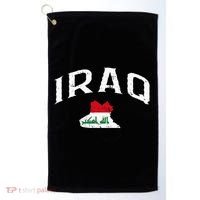 Iraq Flag Throwback Sport Souvenir Golf Towel thumb 0