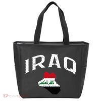Iraq Flag Throwback Sport Souvenir Tote Bag thumb 0