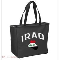 Iraq Flag Throwback Sport Souvenir Tote Bag thumb 2