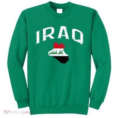 Iraq Flag Throwback Sport Souvenir Sweatshirt