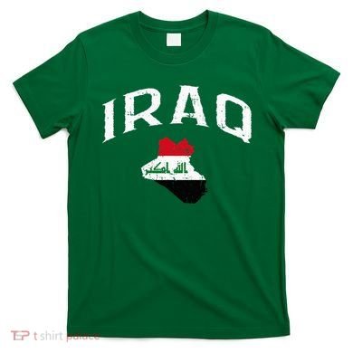 Iraq Flag Throwback Sport Souvenir T-Shirt