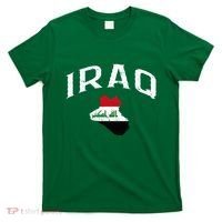 Iraq Flag Throwback Sport Souvenir T-Shirt thumb 0