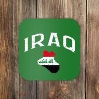 Iraq Flag Throwback Sport Souvenir Coaster thumb 0