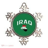 Iraq Flag Throwback Sport Souvenir Ornament thumb 0