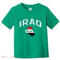 Iraq Flag Throwback Sport Souvenir Toddler T-Shirt thumb 0