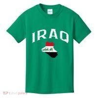 Iraq Flag Throwback Sport Souvenir Kids T-Shirt thumb 0