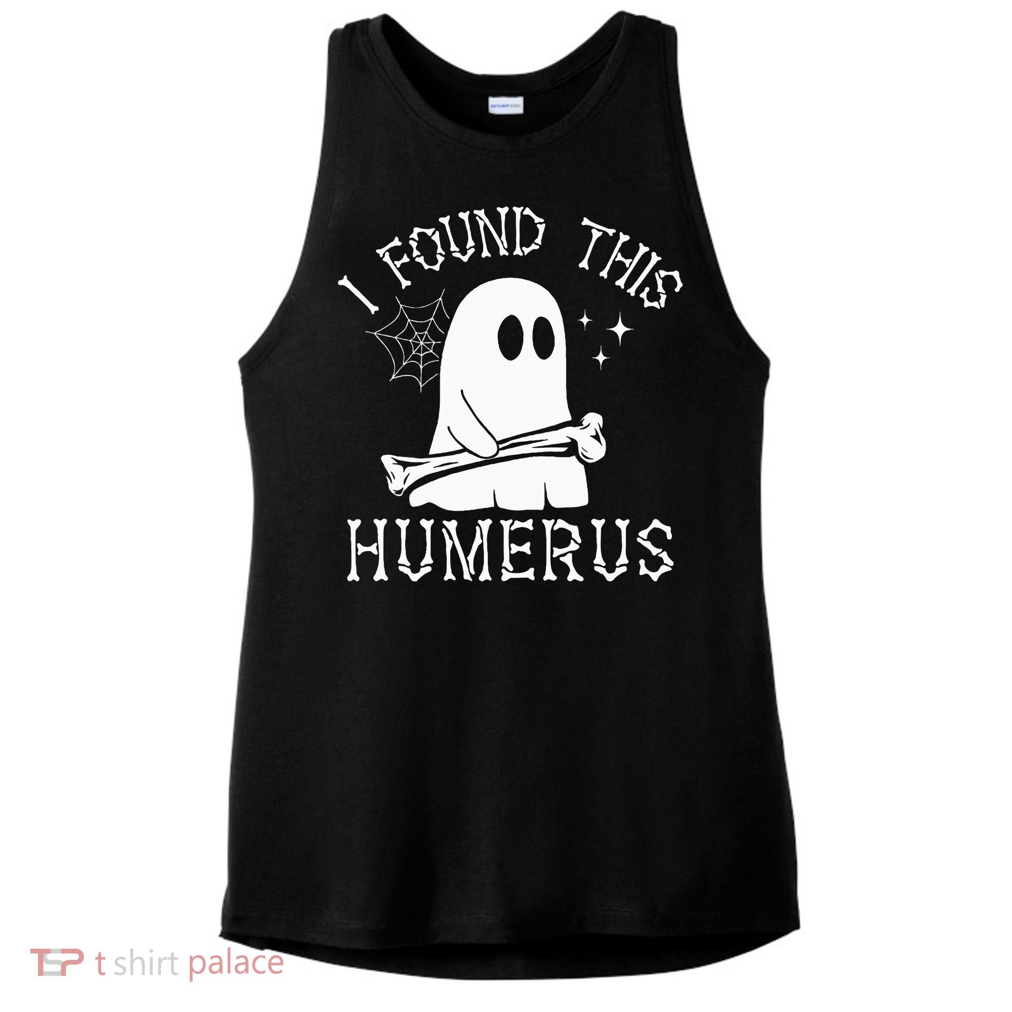 I Found This Humerus Halloween Ladies PosiCharge Tri-Blend Wicking Tank