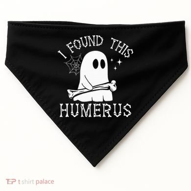I Found This Humerus Halloween USA-Made Doggie Bandana