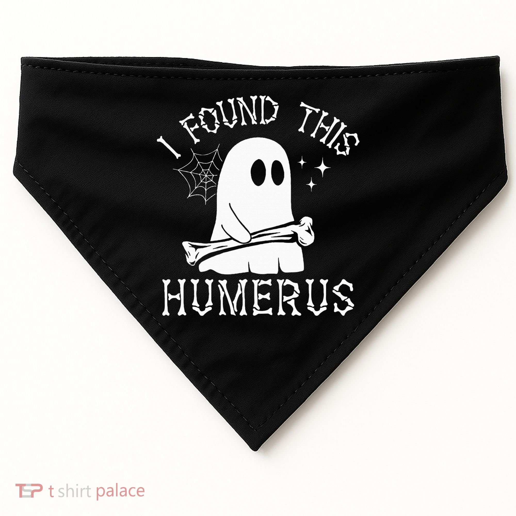 I Found This Humerus Halloween USA-Made Doggie Bandana