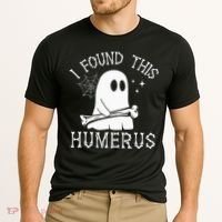I Found This Humerus Halloween Cooling Performance Crew T-Shirt thumb 2