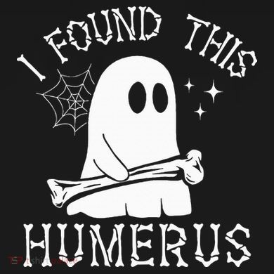 I Found This Humerus Halloween Hooded Wearable Blanket