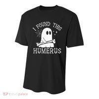 I Found This Humerus Halloween Youth Performance Sprint T-Shirt thumb 0
