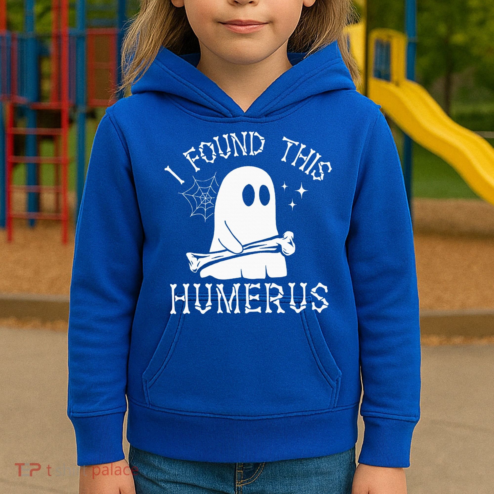 I Found This Humerus Halloween Kids Hoodie