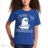 I Found This Humerus Halloween Kids T-Shirt thumb 2