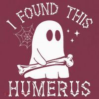 I Found This Humerus Halloween 16oz Travel Tumbler thumb 2