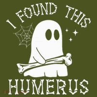 I Found This Humerus Halloween The Baniff Cuffed Pom Beanie thumb 2