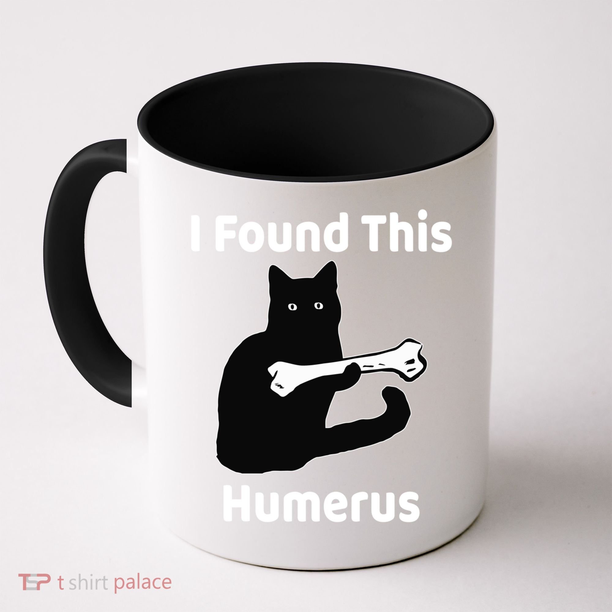 I Found This Humerus Funny Cat Lover Gift Coffee Mug